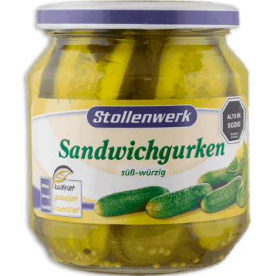 Pepinillos Dill Laminado 520 Gr.