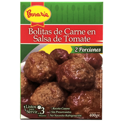 Bolitas de Carne en Salsa de Tomates