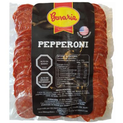 Pepperoni Americano Laminado 250 Gr.