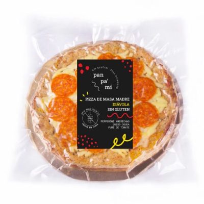 Pizza Diávola 26 cm. - SIN GLUTEN