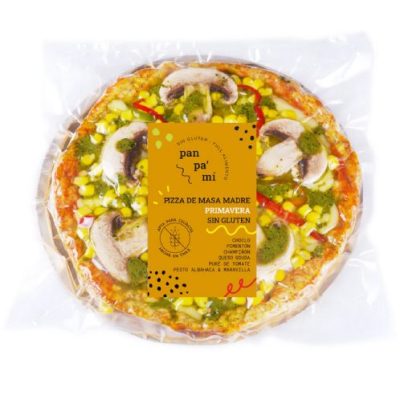 Pizza Primavera 26 cm. - SIN GLUTEN