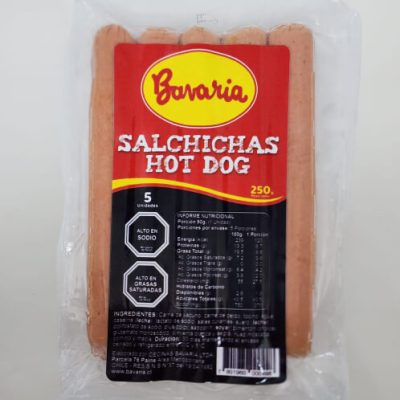 Salchichas Hot-Dog (5u.) 250 Gr.