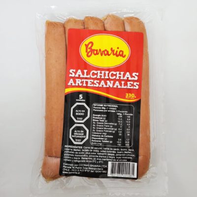 Salchichas Artesanales (5u.) 250 Gr.