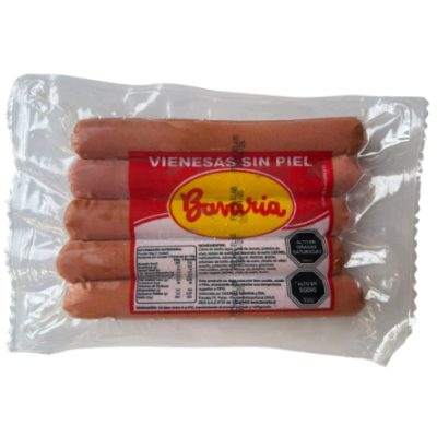 Vienesas Sin Piel (5u.) 250 Gr.