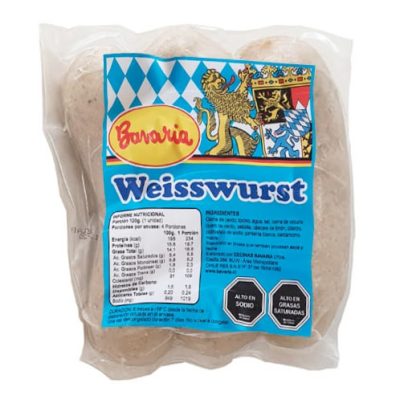 Weisswurst (3u.) - Salchichas Munich