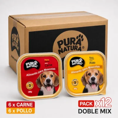 Alimento Húmedo Perros / Doble Mix 🥩🍗  PACK x12
