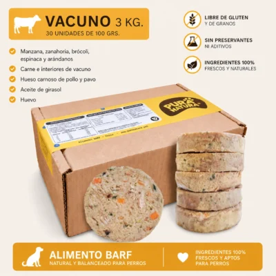 Crudo de Vacuno - BARF Perros